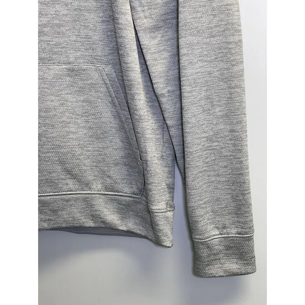 Adidas Hoodie Men's Size Small Heather Gray Sweatshirt Climawarm Pullover Pocket